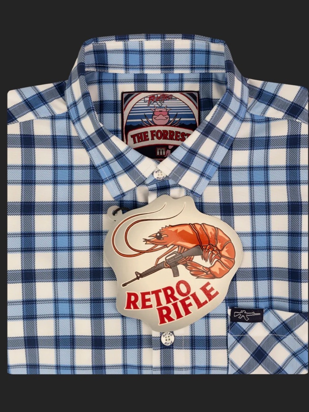 Retro Rifle Forest Button Down - 4XL - Picture 2 of 10
